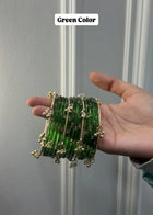 Bangles Set With Ghungroo Bangles