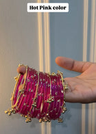 Bangles Set With Ghungroo Bangles