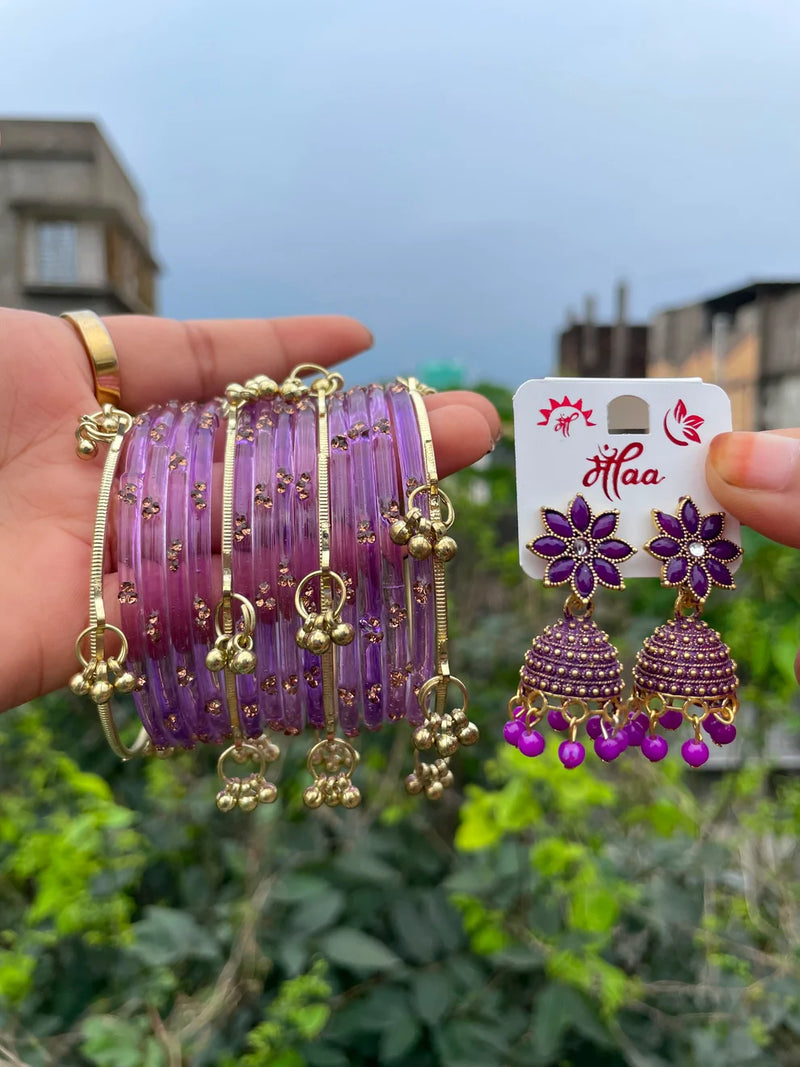 Trending Bangles & Jhumka Gift Set 🎁✨ alternate view